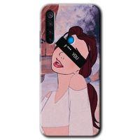 Redmi Note 8 Kılıf HD Desen Baskılı Arka Kapak - Bad Girl + Kırılmaz Cam
