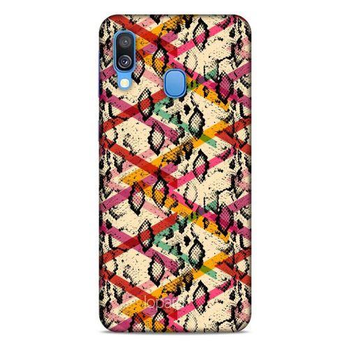 Samsung Galaxy A40 Kılıf Pastel Renkler (14) Lansman Kılıf Kırmızı Krem