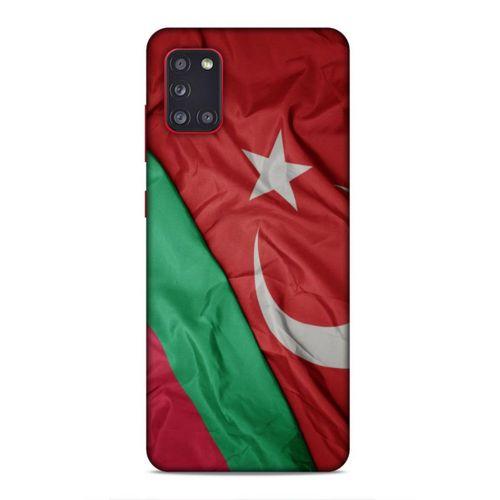 Samsung Galaxy A31 Uyumlu Kılıf Azarbaijan (10) Full Koruma Kılıfı Türk & Azerbaycan Bayrak
