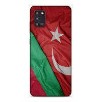 Samsung Galaxy A31 Uyumlu Kılıf Azarbaijan (10) Full Koruma Kılıfı Türk & Azerbaycan Bayrak
