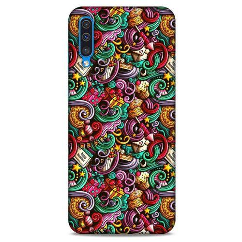 Graffitix (44) Desenli Silikon Kapak Samsung Galaxy A50 Kılıf