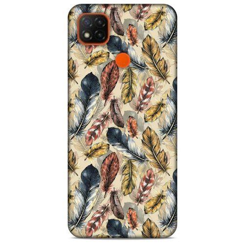 Xiaomi Redmi 9C Kılıf Desenli Özel Seri Tüyler (29) Arka Koruma Kılıfı