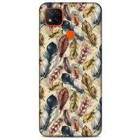 Xiaomi Redmi 9C Kılıf Desenli Özel Seri Tüyler (29) Arka Koruma Kılıfı