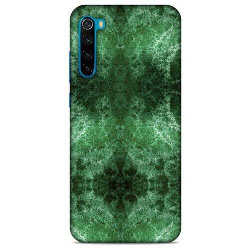 Mermer Desenli (12) Tema Koruyucu Silikon Yeşil Xiaomi Redmi Note 8T Kılıf