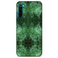 Mermer Desenli (12) Tema Koruyucu Silikon Yeşil Xiaomi Redmi Note 8T Kılıf