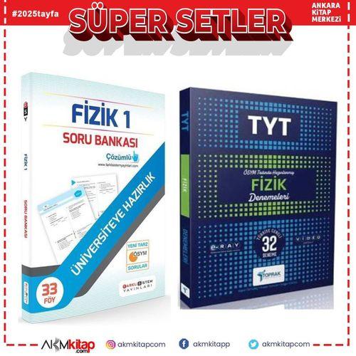 Farklı Sistem TYT Fizik Soru Bankası ve Toprak Deneme Seti 2 Kitap