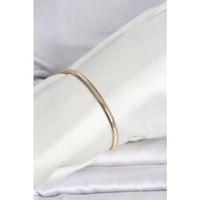 CM 14K Gold Renk Yassı Yılan Zincir Model Kadın Bileklik