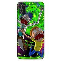 Samsung Galaxy M21 Uyumlu Kılıf Rick And Morty (22) Tam Koruma Kılıfı Nancy