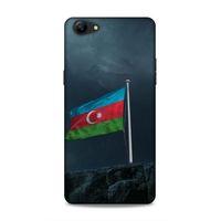 Oppo A79 Uyumlu Kılıf Azarbaijan (27) Tasarımlı Kılıf Mavi Beyaz