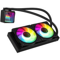 PowerBoost ALPHA 240B, 240mm, ARGB, 2 Fanlı, (LGA1700/AM4/AM5) Uyumlu, CPU Sıvı Soğutma (Siyah)