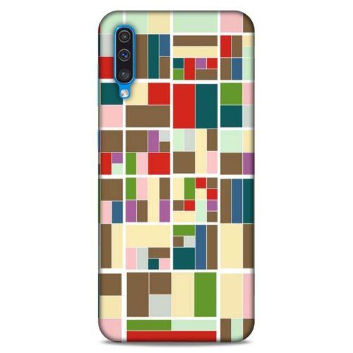 Lopard Samsung Galaxy A30s Uyumlu Kılıf Soyut Sanat (47) Baskılı Crystal Flex Kılıf