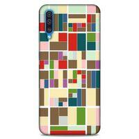 Lopard Samsung Galaxy A30s Uyumlu Kılıf Soyut Sanat (47) Baskılı Crystal Flex Kılıf