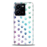 Tecno Spark Go 2023 Kılıf HD Baskılı Kılıf - Minik Patiler + Tam Ekran Koruyucu