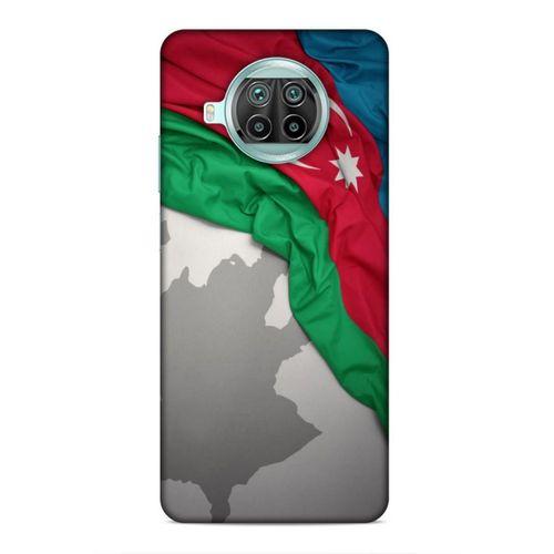Xiaomi Mi 10T Lite 5G Uyumlu Kılıf Azarbaijan (9) Kılıf Kumaş Bayrak