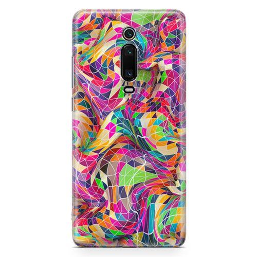 Xiaomi Redmi K20 Kılıf Renkli Prizmalar 3d Arka Kapak Koruma Desenli Full Koruyucu
