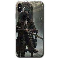 iPhone Xs Kılıf Kapak - Bloodborne Hunters +Hayalet Ekran Yandan Gözükmez
