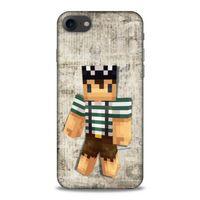 Lopard Apple Iphone 7 Uyumlu Kılıf PiXel (48) Bumper Kılıf Bob MC
