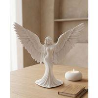 Es Melek Kadın Figürlü 3d Dekoratif Biblo Modern Salon Dekoru