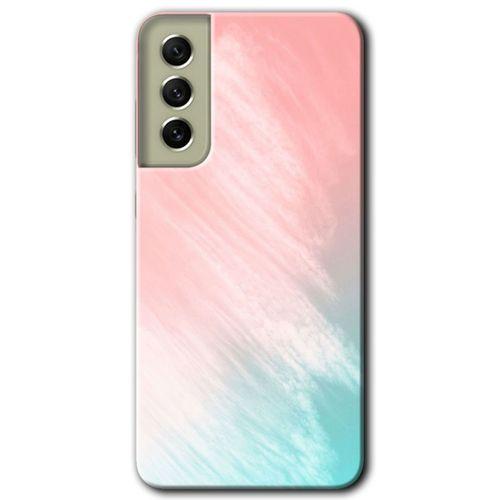 MRCİLETİSİM Samsung Galaxy S21 FE Kılıf Baskılı Kapak - Art Design 25 + 5D Tam Kaplayan Cam