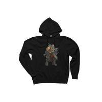 Diablo III Ruhların Reaper'ı Barbar Blizzard Entertainment Siyah Kapşonlu Sweatshirt Hoodie