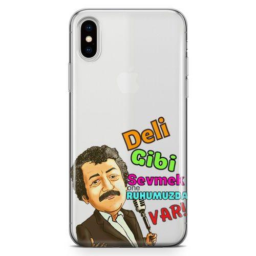 Apple iPhone XS Max Kılıf Caps Müslüm Gürses Arka Kapak Koruma Desenli Full Koruyucu