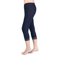 Kadın Ribana Paçası Dantelli Uzun Tayt Berrak-2104