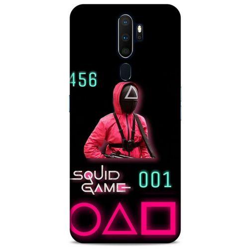 Oppo A9 2020 Uyumlu Kılıf Squid Game (25) Antişok Kapak Yon
