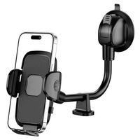 Ayarlanabilir Vakum Kilitli Cam Ve Torpidoya Takılabilen Telefon Tutucu