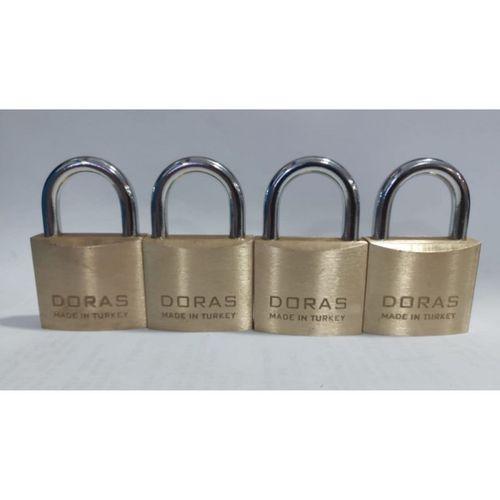 Ersa Doras 40 Mm 4 lü Sarı Pas Sistem Asma Kilit