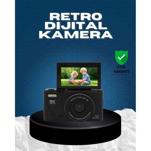 5k Uhd Dijital Kamera 75mp Sensör 18x Zoom Stabilizasyonlu