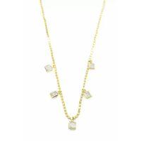 Ezme Zincir Charm Kolye - Altın