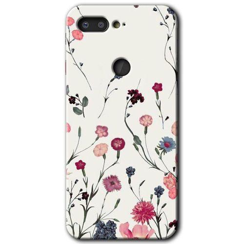 GM 9 Pro Kılıf HD Desen Baskılı Arka Kapak - Mat Çiçek + Kırılmaz Cam