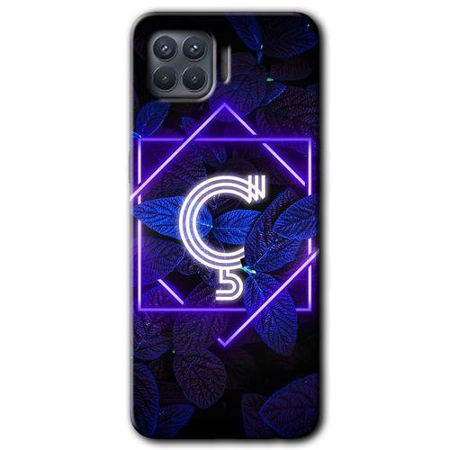 OPPO Oppo Reno 4 Lite Kılıf HD Baskılı Desen + Hayalet Cam Yandan Görünmez