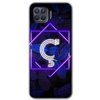 OPPO Oppo Reno 4 Lite Kılıf HD Baskılı Desen + Hayalet Cam Yandan Görünmez