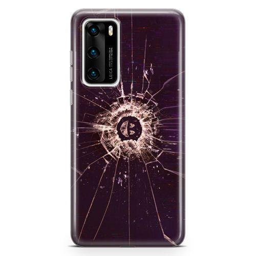 Huawei P40 Kılıf Black Mirror Arka Kapak Koruma Desenli Full Koruyucu