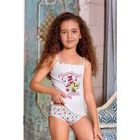 Kız Çocuk Çilekli Dondurma Baskılı Kız Çocuk Slip Takım Berrak-5531