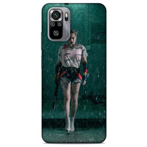 Xiaomi Redmi Note 10 Uyumlu Kılıf Harley Quinn (12) Koruyucu Silikon Yeşil Yağmur