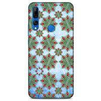 Huawei Y9 Prime 2019 Kılıf Desenli Özel Seri Tüyler (24) Darbe Emici Kılıf