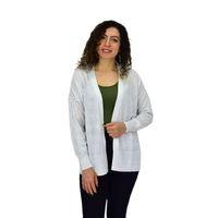 Kadın Triko Simli Mevsimlik Hırka Baklava Desen BGL-ST04669