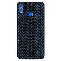 Huawei Honor 8x Kılıf Dragons (4) Koruma Kılıfı Ejderha Skin Lacivert