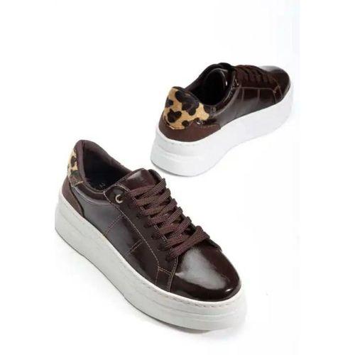 Jetan Kahverengi Rugan Bağcıklı Spor Ayakkabı