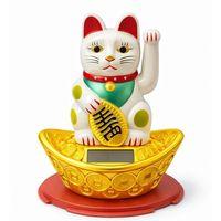 Güneş Enerjili Sallanan Şans Kedisi - Maneki Neko Alk4522