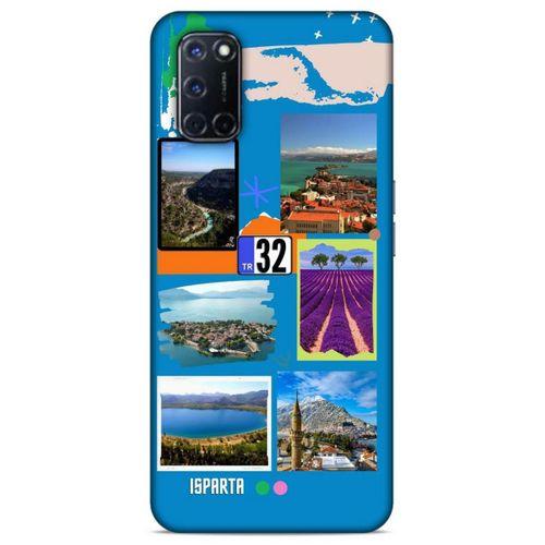 Lopard Oppo A92 Uyumlu Kılıf Şehirli ※ (32) Isparta Soft Silikon Kılıf