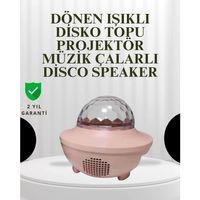 Sesle Etkileşimli Yıldız Projektörlü Gece Lambası – Bluetooth Hoparlörlü, Usb Girişli, Dönen Okyanus