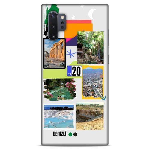 Lopard Samsung Galaxy Note 10 Plus Uyumlu Kılıf Şehirli ※ (20) Denizli Koruyucu Kılıf