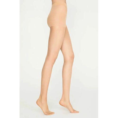 Parlak Fit 15 Likralı Külotlu Çorap Açık Ten