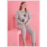 Büyük Beden Pamuklu Hi Bear Ayıcık Desenli Pijama Takımı