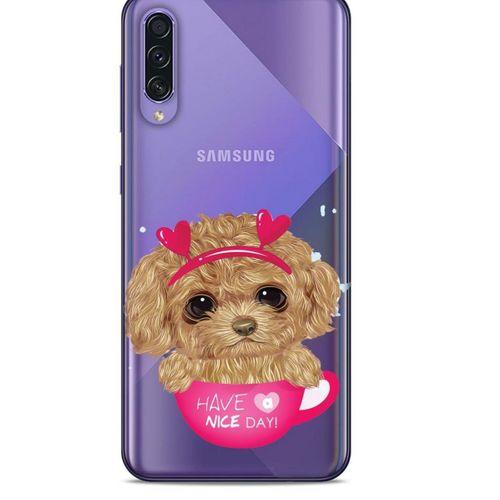 Zoologix (79) Samsung Galaxy A50s Şeffaf Kılıf Silikon Desenli