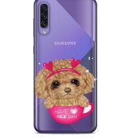 Zoologix (79) Samsung Galaxy A50s Şeffaf Kılıf Silikon Desenli
