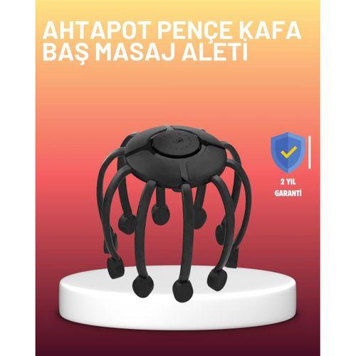 Usb Şarjlı Kafa Masaj Aleti 3 Modlu 8 Başlıklı Stres Giderici
